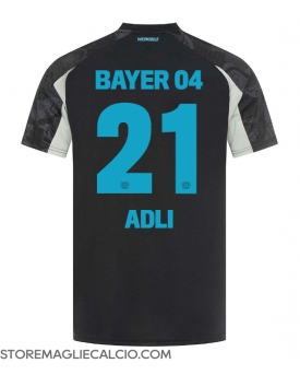 Bayer Leverkusen Amine Adli #21 Maglia Gara Terza Repliche 2024-25